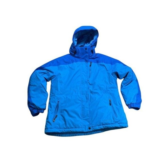 LL Bean Jacket Womens Size Large Petite Rugged Ridge Parka TEK Removable Hood - Picture 1 of 12
